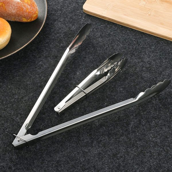 Stainless Steel Kitchen Food Tong - Image 4