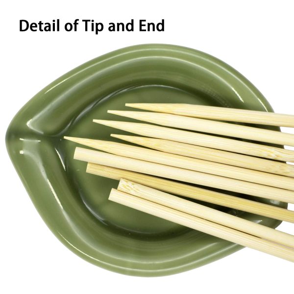Natural Bamboo BBQ Skewers for Grilling & Barbecue - Image 7