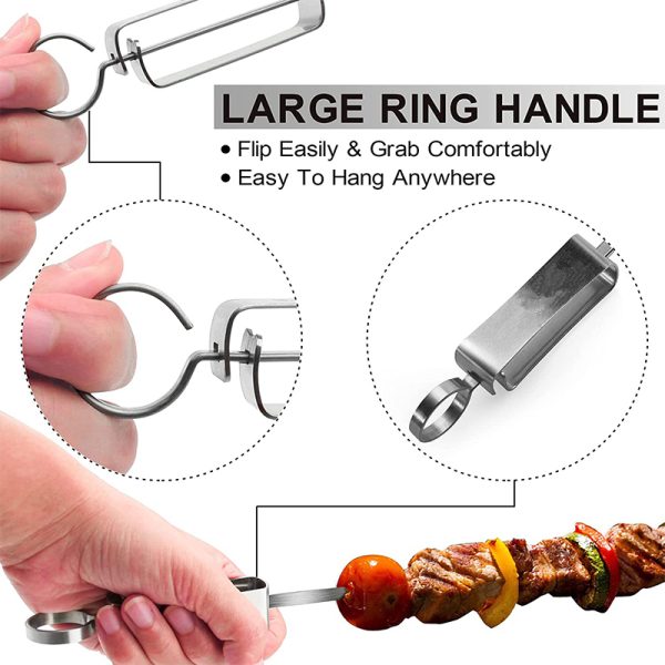 Stainless Steel Kabob Skewers - Image 5