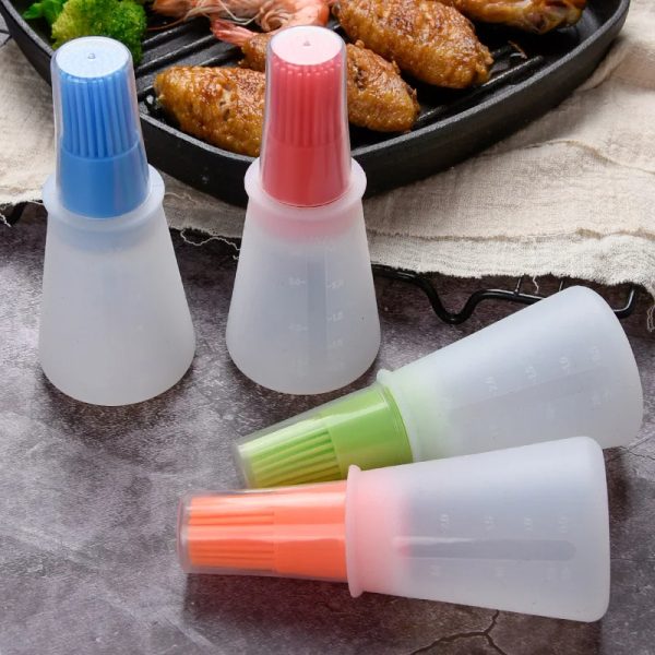 Portable Silicone Oil Bottle Brush - Image 5