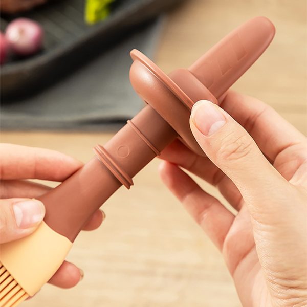Portable Silicone Oil Bottle BBQ Basting Brush - Image 4